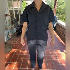Pistols size small black jumpsuit